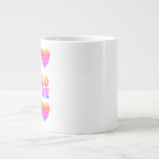 Wees Van Mij, Mijn Valentijn Luipaardprint Grote Koffiekop