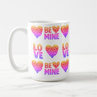Wees Van Mij, Mijn Valentijn Luipaardprint Koffiemok