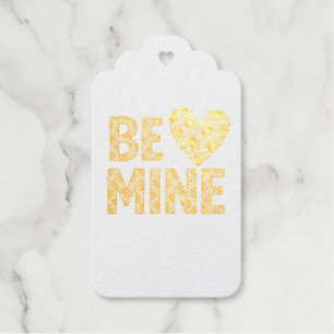 Wees Van Mij, Mijn Valentijnsdag Luipaardprint Cadeaulabels