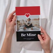 Wees Van Mij Persoonlijke Foto Valentijnskaart