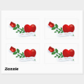 Wees van mij rechthoekige sticker (Vel)