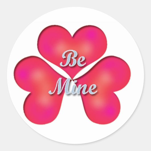 Wees Van Mij Ronde Sticker (Voorkant)