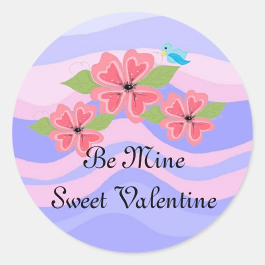 Wees Van Mij Ronde Sticker (Voorkant)