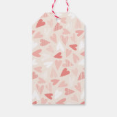 Wees Van Mij Roze Hart Valentijnsdag Naar En Van Cadeaulabel (Achterkant)