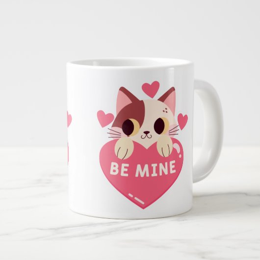 Wees van mij Schattige kat  Grote Koffiekop (Voorkant rechts)