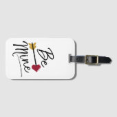 Wees van mij Schattige Valentijnen Bagagelabel (Voorkant (horizontaal))