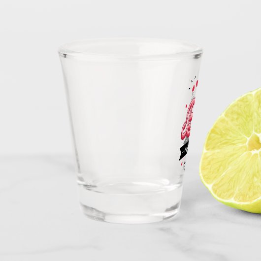 Wees van mij shot glas (Links)