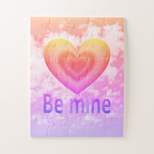 Wees van mij Slangen hart Legpuzzel (Verticaal)