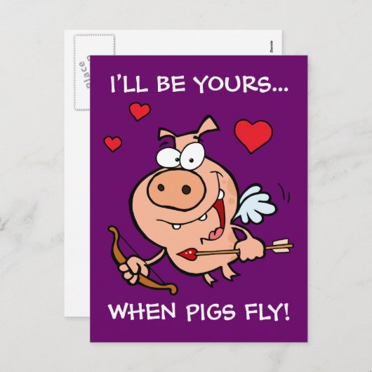 Wees van mij tegen Valentijns Feestdagenkaart (Voorkant / Achterkant)