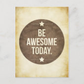 Wees vandaag geweldige briefkaart (Voorkant)