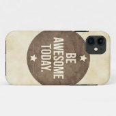 Wees vandaag geweldige Case-Mate iPhone case (Achterkant (horizontaal))