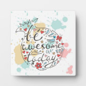 Wees vandaag Geweldige Fotoplaat (Voorkant)