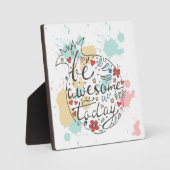 Wees vandaag Geweldige Fotoplaat (Voorkant)