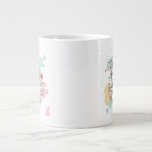 Wees vandaag Geweldige Grote Koffiekop (Voorkant)