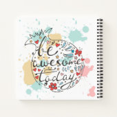 Wees vandaag Geweldige Notitieboek (Achterkant)