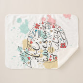 Wees vandaag Geweldige Sherpa Deken (Voorkant (horizontaal))