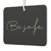 Wees veilig Aangepaste bericht minimalistisch Luchtverfrisser (Links)