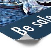 Wees veilig, geen statistiek! Poster (Hoek)