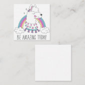 Wees verbazingwekkende lama notitiekaartje (Voorkant / Achterkant)