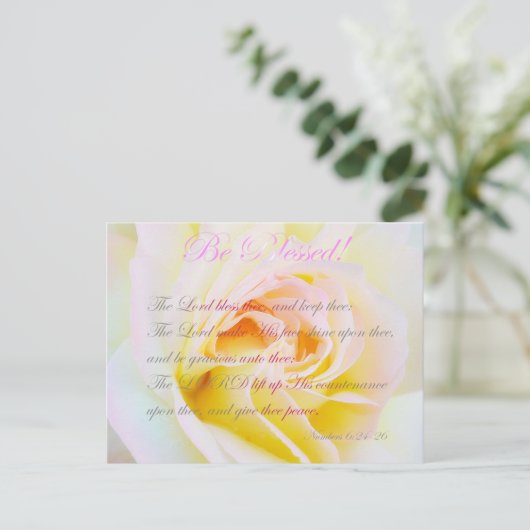 Wees verdorven! briefkaart (Staand voorkant)