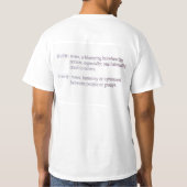 Wees verenigd; antibulling t-shirt (Achterkant)