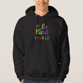 Wees verliefd Asl Sign Taal Nonverbal Teacher Hoodie