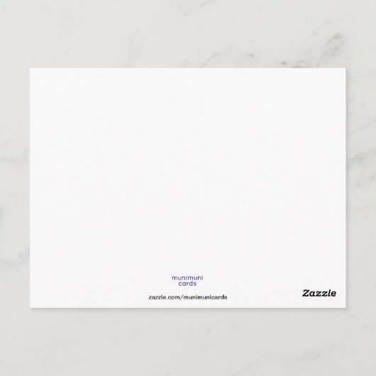 Wees verliefd briefkaart (Achterkant)