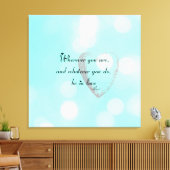 Wees verliefd op Rumi Canvas Afdruk (Insitu (Woonkamer))