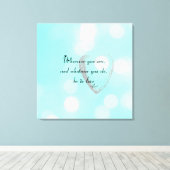 Wees verliefd op Rumi Canvas Afdruk (Insitu (Houten vloer))