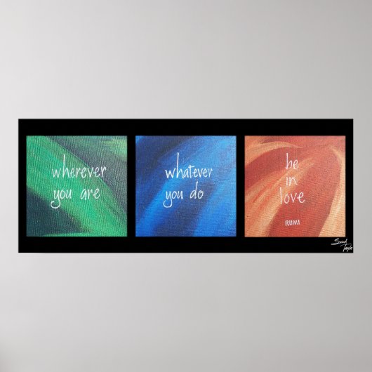 Wees verliefd poster (Voorkant)