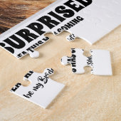 Wees verrast - Grappige bruidsmeisje voorstel foto Legpuzzel (Zijkant)