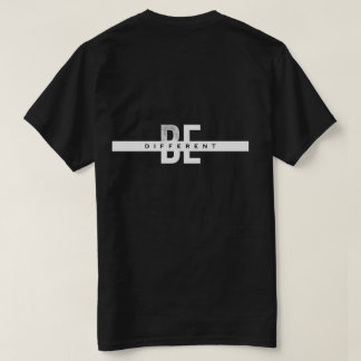 Wees Verschillend | Motiverende Typografie T-Shirt
