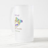 Wees vet! Kleur buiten de lijnen Matglas Bierpul (Voorkant links)