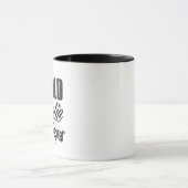 Wees vet of cursief, maar nooit gewone grappige mo mok (Midden)