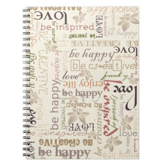 "Wees vintage" Notitieboek
