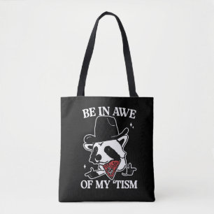 Wees vol ontzag voor mijn 'Tisme Grappig, Meme Aut Tote Bag