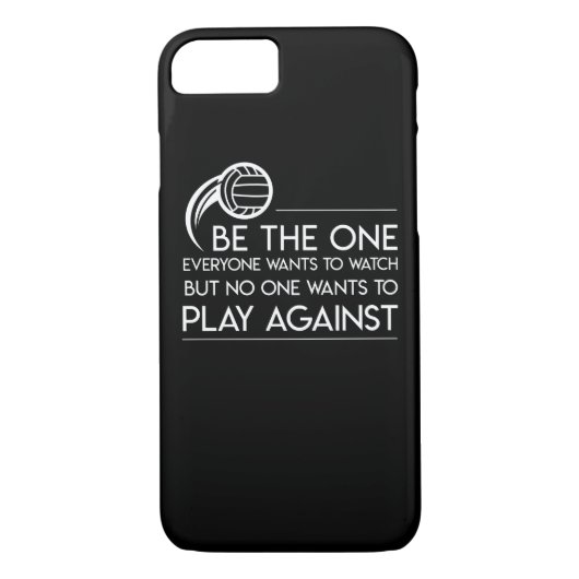 Wees volleybal Lover Iedereen ziet er niet uit Case-Mate iPhone Case (Achterkant)