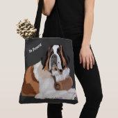 Wees voorbereid! Saint Bernard en Keg Tote Bag (Dichtbij)