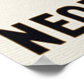 Wees voorzichtig bij Poster van de machine (Hoek)