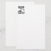 Wees voorzichtig briefpapier (Voorkant / Achterkant)