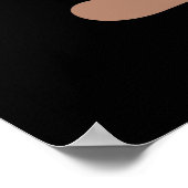 Wees voorzichtig Geweldige Dog Pun Dark BG Poster (Hoek)