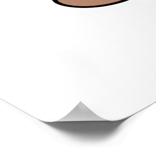 Wees voorzichtig Geweldige Dog Pun Poster (Hoek)