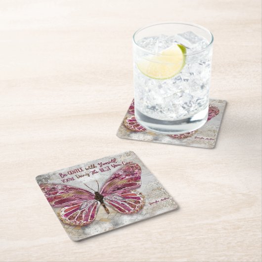 Wees voorzichtig kartonnen onderzetters (Insitu)