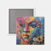 Wees voorzichtig... Magneet (Voorkant / Achterkant)