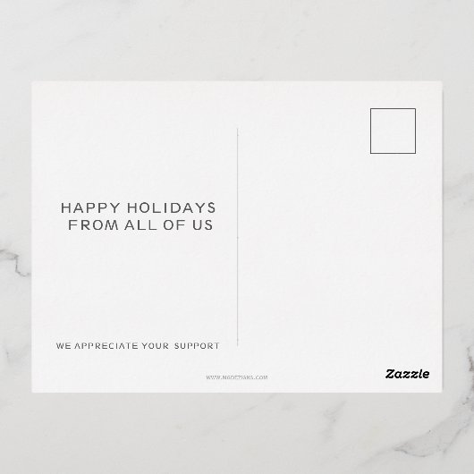 Wees voorzichtig Meerdere zakelijke feestdagen met (Achterkant)