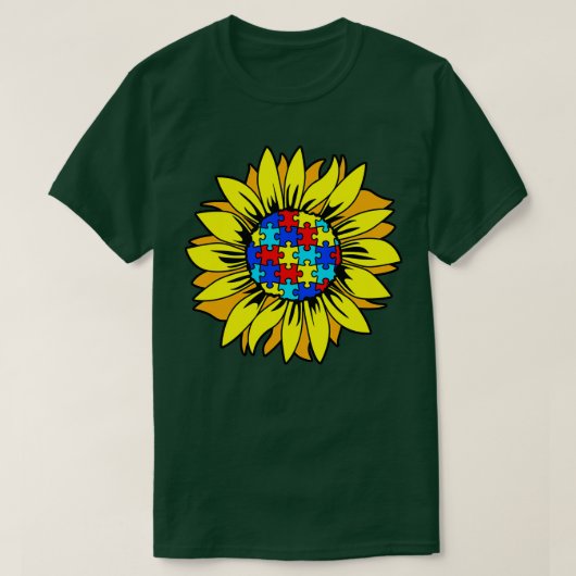 Wees voorzichtig met Autisme 3 T-shirt (Design voorkant)