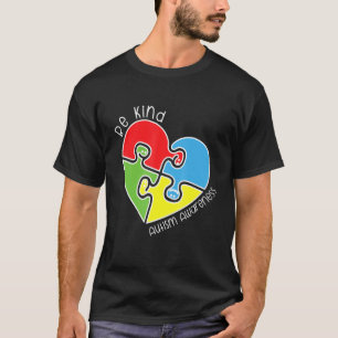 Wees voorzichtig met Autisme Harde Puzzle Piece Su T-shirt