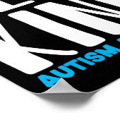 Wees voorzichtig met Autisme Poster (Hoek)
