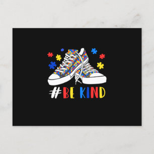 Wees voorzichtig met Autisme Puzzle laat autisme z Aankondigingskaart