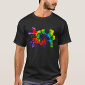 Wees voorzichtig met Autisme Tie Dye Education Aut T-shirt (Voorkant)